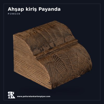Poliüretan Kartonpiyer Rustik Kütük Payanda 13x20 cm