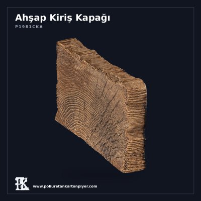 Poliüretan Kartonpiyer Eskitme Kiriş Kapağı 13x20x3 cm