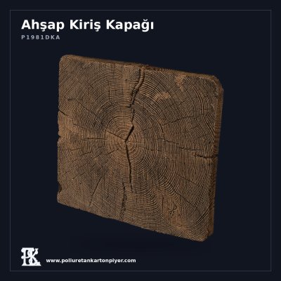Poliüretan Kartonpiyer Rustik Kiriş Bitiş Paneli 30x34 cm