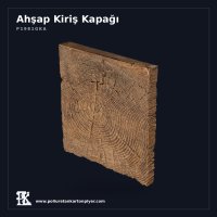 Poliüretan Kartonpiyer Ahşap Dokulu Kiriş Bitiş Kapağı 26x26 cm