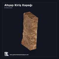 Dekoratif Ahşap Dokulu Mertek ve Kiriş Kapağı 15x7x3 cm