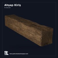 Dekoratif Ahşap Görünümlü Poliüretan Kiriş 20x20 cm 3 Metre