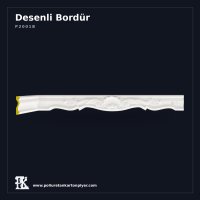 Dekoratif İstiridye Motifli Poliüretan Klasik Bordür 4x12 cm