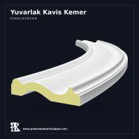 Poliüretan Yuvarlak Kavis Kemer 3x105x21 cm