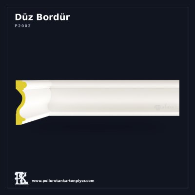Düz Poliüretan Bordür Profil 4x15 cm