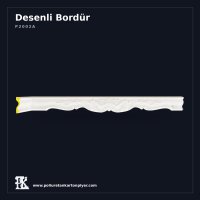 Poliüretan Desenli Klasik Duvar Bordürü 19 cm