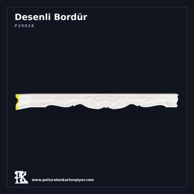 Poliüretan Desenli Klasik Duvar Bordürü 19 cm