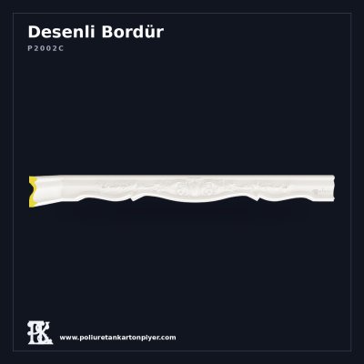 Poliüretan Desenli Rölyef Bordür 5x15 cm