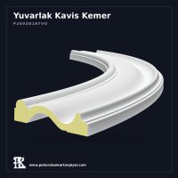 Poliüretan Yuvarlak Kavis Kemer Profili 4x118x30 cm