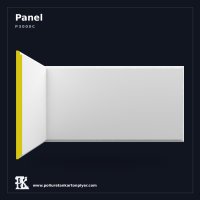 Poliüretan Kartonpiyer Çerçeveli Dekoratif Panel 54x100 cm