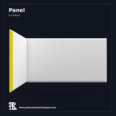 Poliüretan Kartonpiyer Çerçeveli Dekoratif Panel 54x100 cm