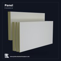 Poliüretan Kartonpiyer 3D Geometrik Panel 72x146 cm (10 cm Derinlik)