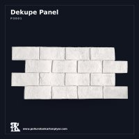 Poliüretan Kartonpiyer Tuğla Görünümlü Dekupe Panel 61x135 cm