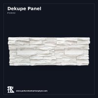 Poliüretan Kartonpiyer Doğal Taş Görünümlü Dekupe Panel 30x95 cm