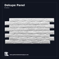 Poliüretan Kartonpiyer 65x125 cm Tuğla Dokulu Dekupe Panel