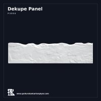 Poliüretan Kartonpiyer Taş Dokulu Dekupe Duvar Paneli 9x70 cm