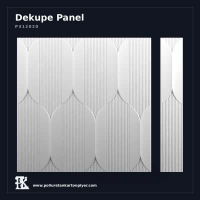 Poliüretan Kartonpiyer Oyma Desenli Dekupe Panel 120x20 cm