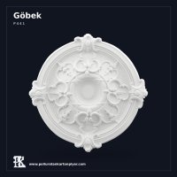 Poliüretan Kartonpiyer Klasik Motifli Tavan Göbeği 44x44 cm