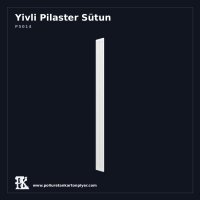 Poliüretan Kartonpiyer Yivli Pilaster Sütun Gövdesi 2x14 cm