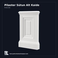 Kademeli Formlu Pilaster Alt Kaidesi 4x17x30 cm