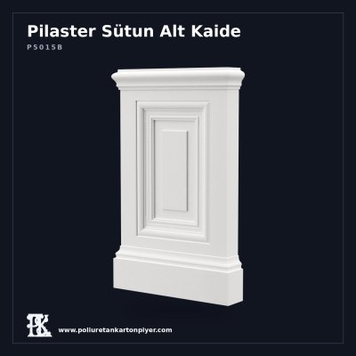 Kademeli Formlu Pilaster Alt Kaidesi 4x17x30 cm