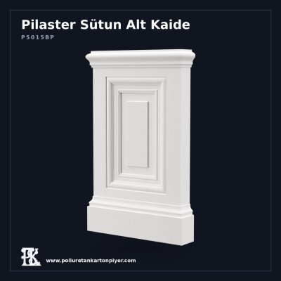 Kademeli Formlu Pilaster Alt Kaidesi 4x17x30 cm