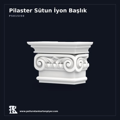 P5015I50 Pilaster Sütun İyon Başlık