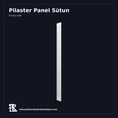 Düz Panel Hatlı Pilaster Sütun 3x15 cm