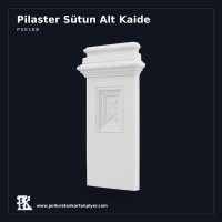 P5018B Poliüretan Pilaster Sütun Alt Kaide Modeli 5x23x45 cm