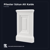 P5020B Poliüretan Pilaster Sütun Alt Kaide Modeli 4x23x36 cm