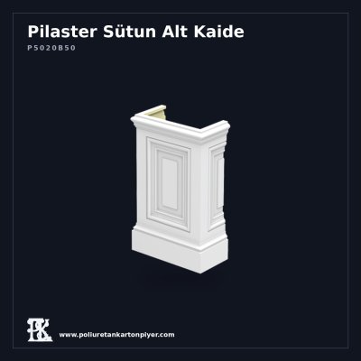 P5020B50 Pilaster Sütun Alt Kaide
