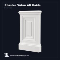 P5020BP Poliüretan Pilaster Sütun Alt Kaide Modeli 4x23x36 cm