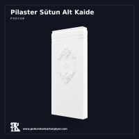 Kademeli Poliüretan Pilaster Sütun Alt Kaidesi 7x29x65 cm