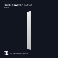Yivli Dekoratif Poliüretan Pilaster Sütun 3x25x240 cm