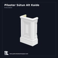 P5025B50 Pilaster Sütun Alt Kaide
