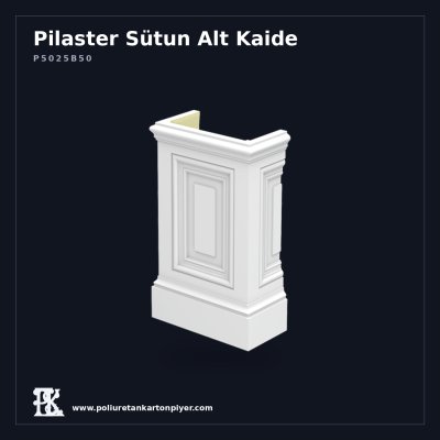 P5025B50 Pilaster Sütun Alt Kaide