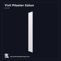Dekoratif Poliüretan Yivli Pilaster Sütun Gövdesi 30x240 cm
