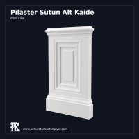 Kademeli Dekoratif Poliüretan Pilaster Sütun Kaidesi 34x55 cm