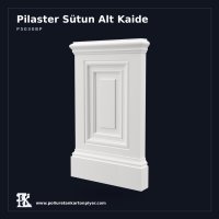 Kademeli Dekoratif Poliüretan Pilaster Sütun Kaidesi 34x55 cm