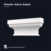 Poliüretan Kartonpiyer Klasik Profil Pilaster Başlık 10x43 cm