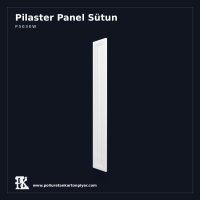 Poliüretan Kartonpiyer Düz Profil Pilaster Sütun 3x30x240 cm
