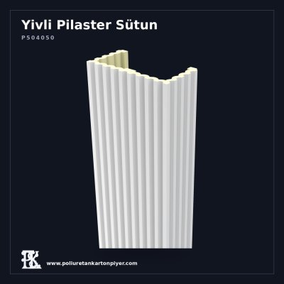 P504050 Yivli Pilaster Sütun