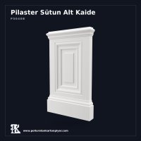 Poliüretan Kartonpiyer Klasik Pilaster Alt Kaidesi 45x75 cm