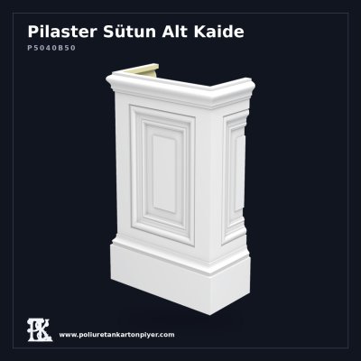 P5040B50 Pilaster Sütun Alt Kaide