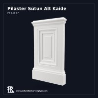 Poliüretan Kartonpiyer Klasik Pilaster Alt Kaidesi 45x75 cm