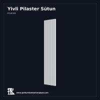 Yivli Poliüretan Pilaster Sütun Panel 5x50x240 cm