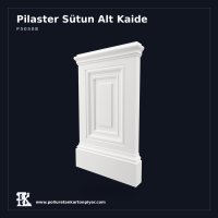 Poliüretan Kartonpiyer Pilaster Alt Taban Kaidesi 8x56x94 cm