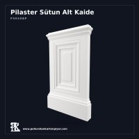 Poliüretan Kartonpiyer Pilaster Alt Taban Kaidesi 8x56x94 cm