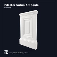 Poliüretan Kademeli Pilaster Sütun Alt Taban Kaidesi 9x67x109 cm