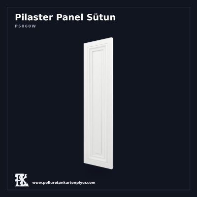 Poliüretan Düz Yüzeyli Pilaster Sütun Paneli 61x240 cm
